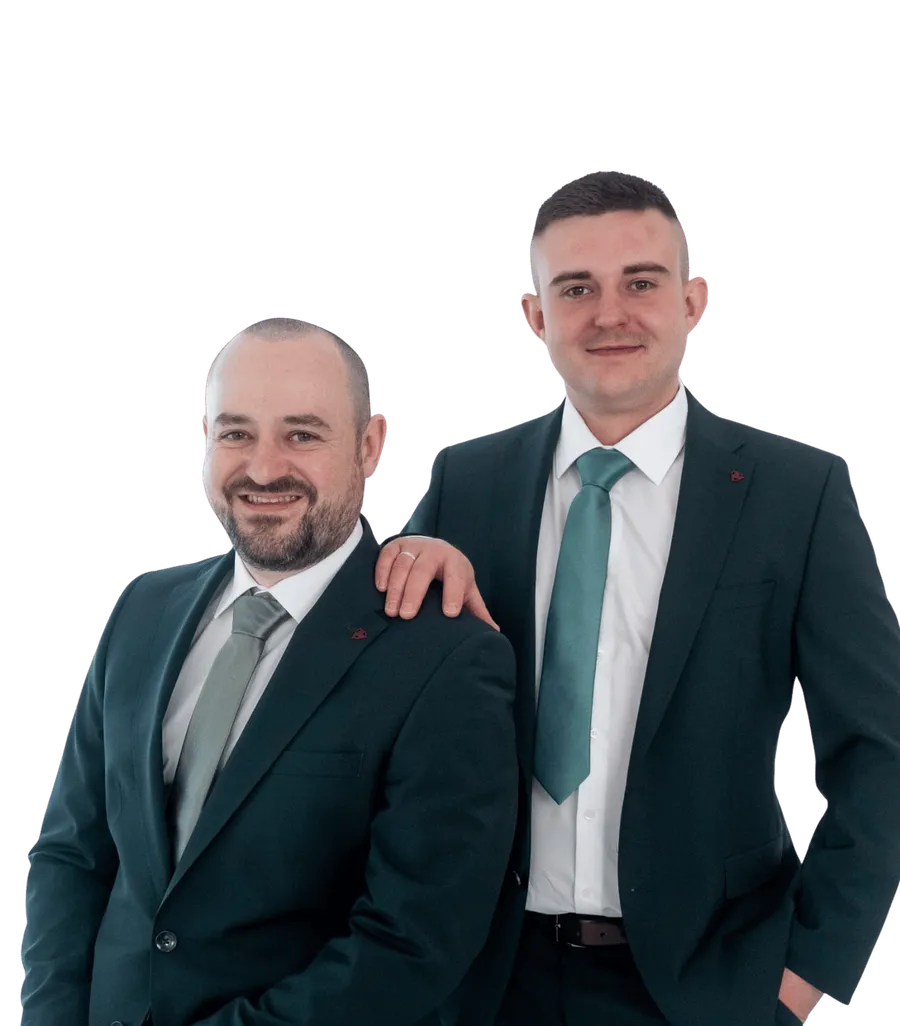 Vadim Beilmann (links) und Eric Fröscher, Geschäftsführer von F&B Estate Solution